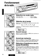 Предварительный просмотр 28 страницы Panasonic CQ-R145 Operating Manual