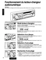 Предварительный просмотр 32 страницы Panasonic CQ-R145U Operating Manual