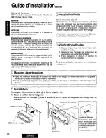 Предварительный просмотр 38 страницы Panasonic CQ-R145U Operating Manual