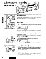 Предварительный просмотр 44 страницы Panasonic CQ-R145U Operating Manual