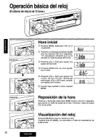 Предварительный просмотр 52 страницы Panasonic CQ-R145U Operating Manual