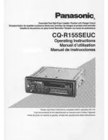 Предварительный просмотр 1 страницы Panasonic CQ-R155 Operating Operating Instructions Manual