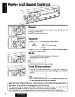 Предварительный просмотр 8 страницы Panasonic CQ-R155 Operating Operating Instructions Manual