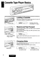 Предварительный просмотр 12 страницы Panasonic CQ-R155 Operating Operating Instructions Manual