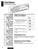 Предварительный просмотр 16 страницы Panasonic CQ-R155 Operating Operating Instructions Manual