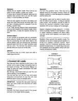 Предварительный просмотр 19 страницы Panasonic CQ-R155 Operating Operating Instructions Manual