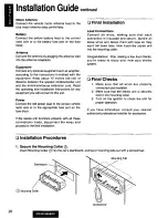 Предварительный просмотр 20 страницы Panasonic CQ-R155 Operating Operating Instructions Manual