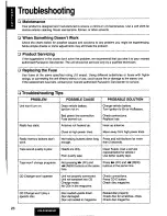 Предварительный просмотр 26 страницы Panasonic CQ-R155 Operating Operating Instructions Manual