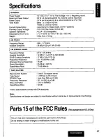 Предварительный просмотр 27 страницы Panasonic CQ-R155 Operating Operating Instructions Manual