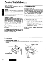 Предварительный просмотр 40 страницы Panasonic CQ-R155 Operating Operating Instructions Manual