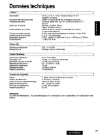 Предварительный просмотр 47 страницы Panasonic CQ-R155 Operating Operating Instructions Manual