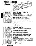 Предварительный просмотр 50 страницы Panasonic CQ-R155 Operating Operating Instructions Manual