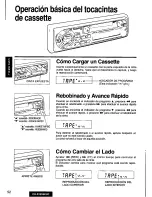 Предварительный просмотр 52 страницы Panasonic CQ-R155 Operating Operating Instructions Manual