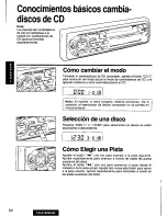 Предварительный просмотр 54 страницы Panasonic CQ-R155 Operating Operating Instructions Manual