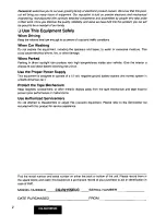 Предварительный просмотр 2 страницы Panasonic CQ-R215 Operating Operating Manual