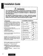 Предварительный просмотр 18 страницы Panasonic CQ-R215 Operating Operating Manual