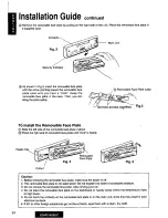 Предварительный просмотр 24 страницы Panasonic CQ-R215 Operating Operating Manual