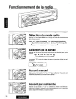 Предварительный просмотр 30 страницы Panasonic CQ-R215 Operating Operating Manual