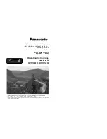 Panasonic CQ-R223W Operating Instructions Manual preview