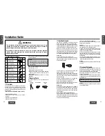 Preview for 12 page of Panasonic CQ-R253U Operating Instructions Manual