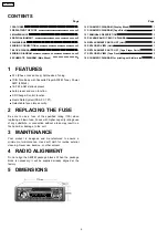 Предварительный просмотр 7 страницы Panasonic CQ-R253U Service Manual