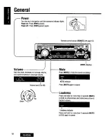 Предварительный просмотр 10 страницы Panasonic CQ-R253U User Manual