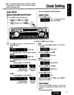 Предварительный просмотр 11 страницы Panasonic CQ-R253U User Manual