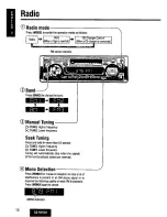 Предварительный просмотр 12 страницы Panasonic CQ-R253U User Manual