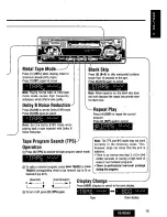 Предварительный просмотр 15 страницы Panasonic CQ-R253U User Manual