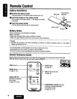 Предварительный просмотр 18 страницы Panasonic CQ-R253U User Manual