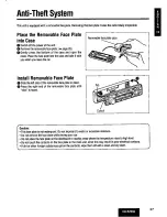 Предварительный просмотр 27 страницы Panasonic CQ-R253U User Manual