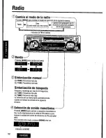 Предварительный просмотр 52 страницы Panasonic CQ-R253U User Manual