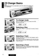 Предварительный просмотр 16 страницы Panasonic CQ-R255 Operating Operating Instructions Manual