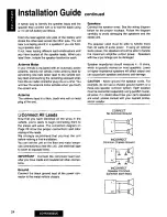 Предварительный просмотр 24 страницы Panasonic CQ-R255 Operating Operating Instructions Manual