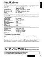 Предварительный просмотр 31 страницы Panasonic CQ-R255 Operating Operating Instructions Manual