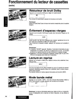 Предварительный просмотр 38 страницы Panasonic CQ-R255 Operating Operating Instructions Manual