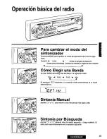 Предварительный просмотр 59 страницы Panasonic CQ-R255 Operating Operating Instructions Manual