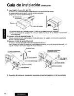 Предварительный просмотр 74 страницы Panasonic CQ-R255 Operating Operating Instructions Manual