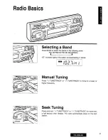 Предварительный просмотр 9 страницы Panasonic CQ-R35LEE Operating Instructions Manual