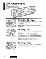 Предварительный просмотр 14 страницы Panasonic CQ-R35LEE Operating Instructions Manual