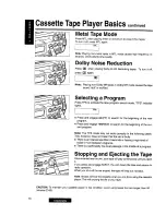 Предварительный просмотр 10 страницы Panasonic CQ-R45EN Operating Instructions Manual