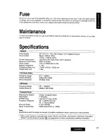 Предварительный просмотр 23 страницы Panasonic CQ-R45EN Operating Instructions Manual