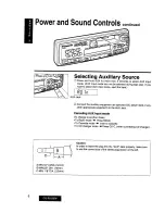 Предварительный просмотр 6 страницы Panasonic CQ-R535EW Operating Instructions Manual