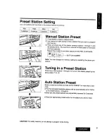 Предварительный просмотр 9 страницы Panasonic CQ-R535EW Operating Instructions Manual