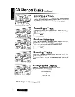 Предварительный просмотр 14 страницы Panasonic CQ-R535EW Operating Instructions Manual