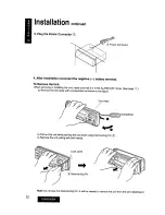 Предварительный просмотр 22 страницы Panasonic CQ-R535EW Operating Instructions Manual