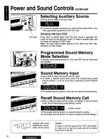 Предварительный просмотр 8 страницы Panasonic CQ-R925 Operating Operating Instructions Manual