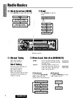 Preview for 8 page of Panasonic CQ-RD324N Operating Instructions Manual