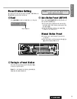 Preview for 9 page of Panasonic CQ-RD324N Operating Instructions Manual