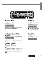 Preview for 15 page of Panasonic CQ-RD324N Operating Instructions Manual